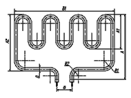 Воздушный ТЭН - конфигурация 10
