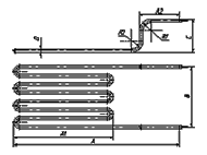 Повітряний ТЭН - конфігурація 15