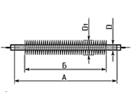 Повітряний ТЭН - конфігурація 17