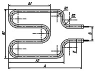 Воздушный ТЭН - конфигурация 6