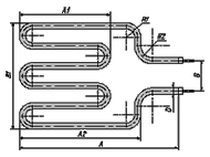 Повітряний ТЭН - конфігурація 8